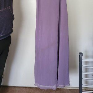 David's Bridal | Dresses | Davids Bridal Victorian Lilac Chiffon Aline  Strapless Bridesmaid Dress Size 6 | Poshmark
